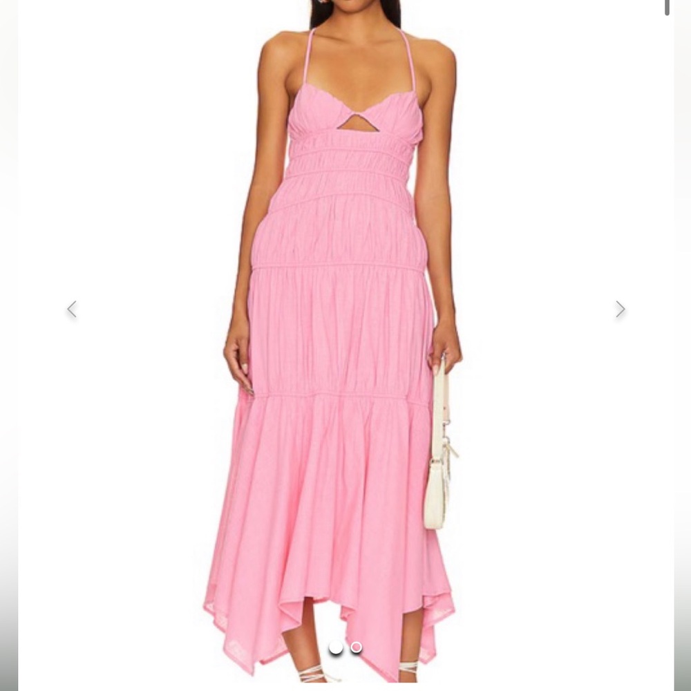 SNDYS Pink summer dress-XXS